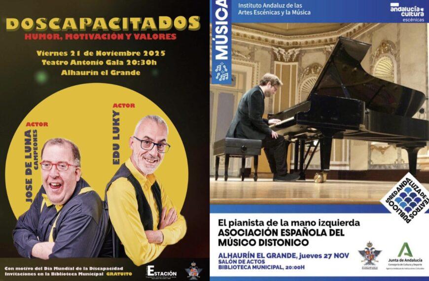 Alhaurín el Grande celebrará el Día Internacional de las Personas con Discapacidad a través del humor y la música