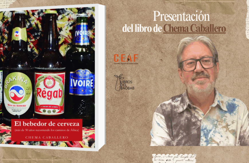 «El bebedor de Cerveza», el nuevo libro de Chema Caballero sobre sus vivencias en África