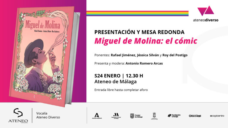 El Ateneo de Málaga acoge la presentación del cómic Miguel de Molina