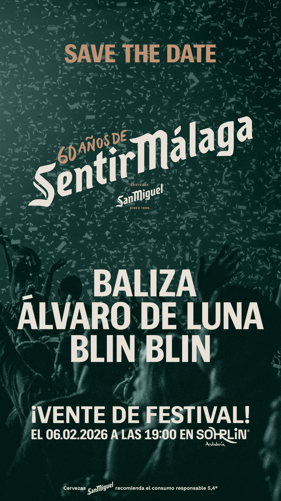 San Miguel conmemora seis décadas en Málaga con un festival que une música, arte y espíritu inconformista