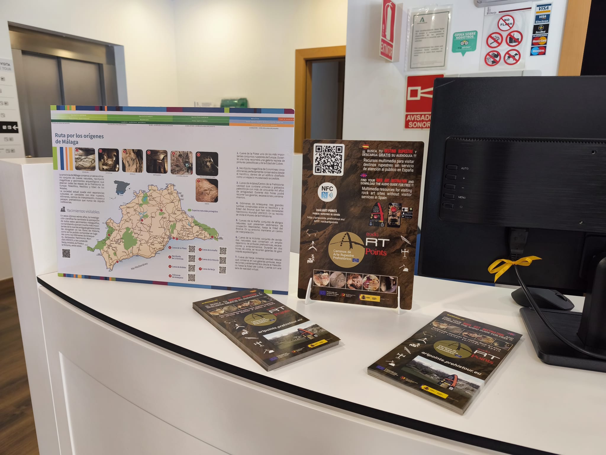 La Cueva de Nerja amplía su oferta cultural con un Art-Point multimedia