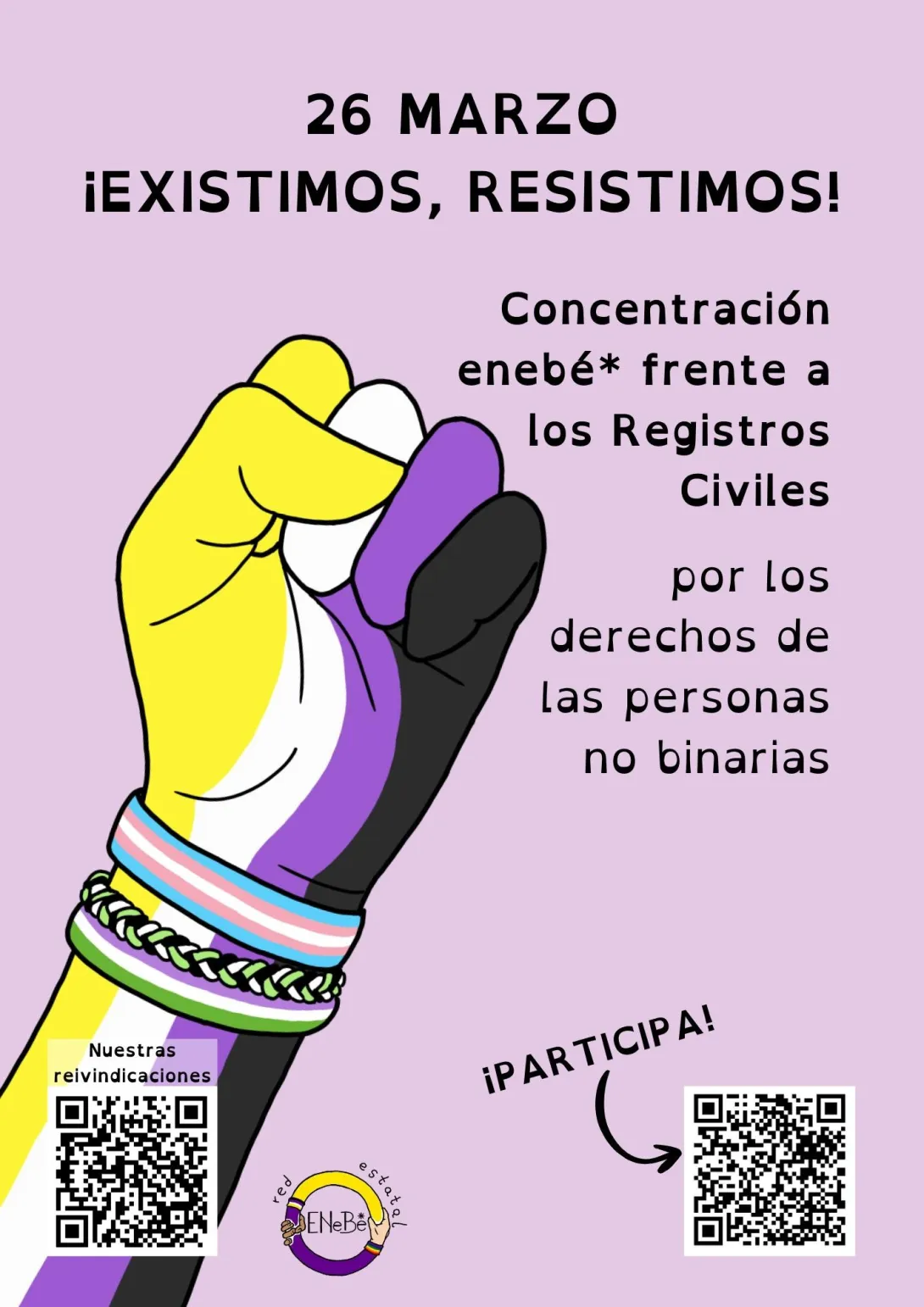 Personas no binarias se movilizan en España para exigir su reconocimiento legal