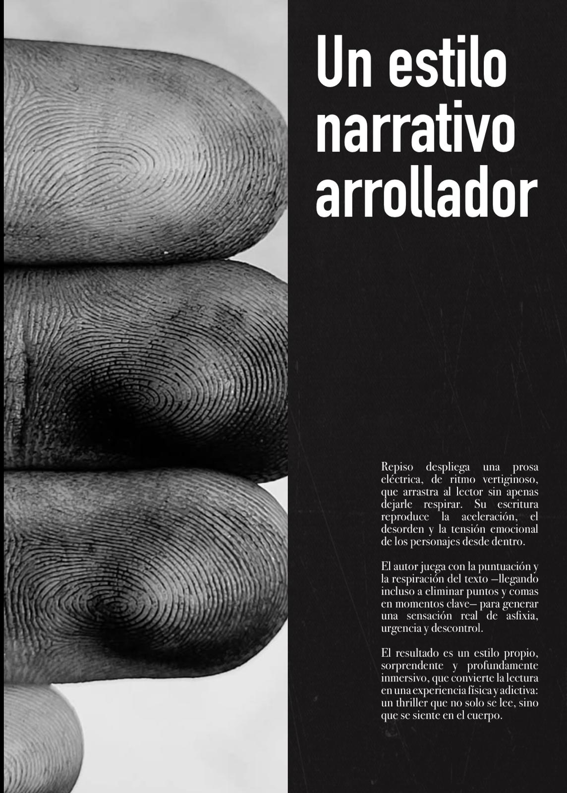 Fernando Repiso incendia la novela negra con su nuevo thriller: «Manual para construir un infierno»