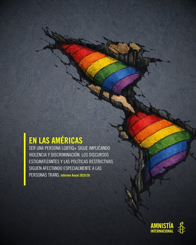 Amnistía Internacional alerta: 2025, el año del asalto global a los derechos LGBTIQ+ y la diversidad