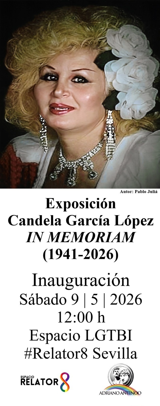 El Espacio LGTBI #Relator8 inaugura una exposición en memoria de Candela García, una de las últimas supervivientes trans de las leyes represoras franquistas
