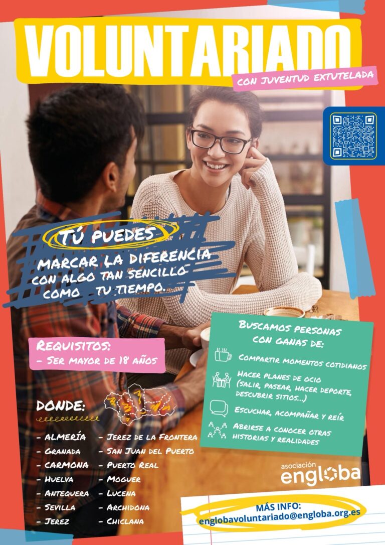 Crear vínculos para cambiar vidas: ENGLOBA impulsa el acompañamiento social a jóvenes extutelados en Andalucía