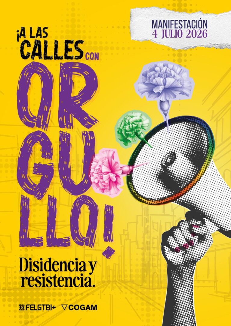 El Orgullo estatal llama a una gran movilización en Madrid bajo el lema “¡A las calles con orgullo! Disidencia y resistencia”