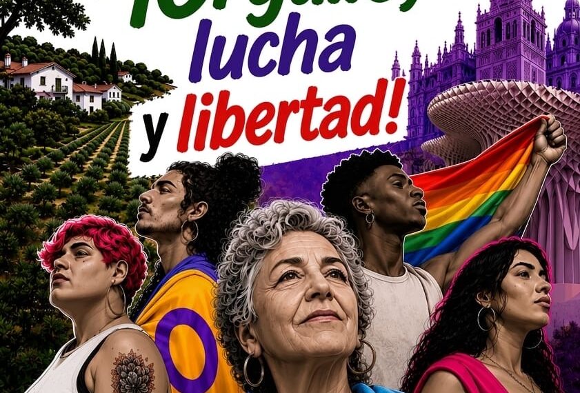 El Orgullo LGTBI Andalucía denunciará en Sevilla los discursos de odio y reivindicará derechos también para el mundo rural