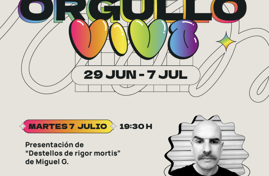 El Ateneo de Málaga acoge la presentación de ‘Destellos de rigor mortis’, de Miguel G., dentro de Orgullo Vivo