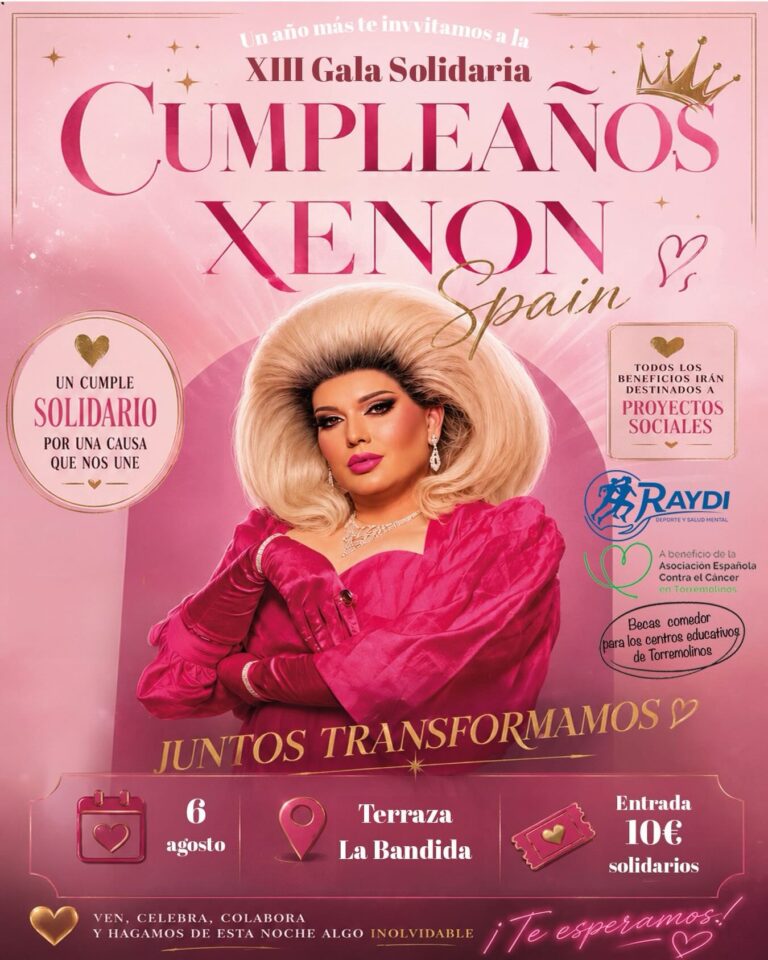 Xenon Spain anuncia la XIII edición de su cumpleaños solidario en Torremolinos