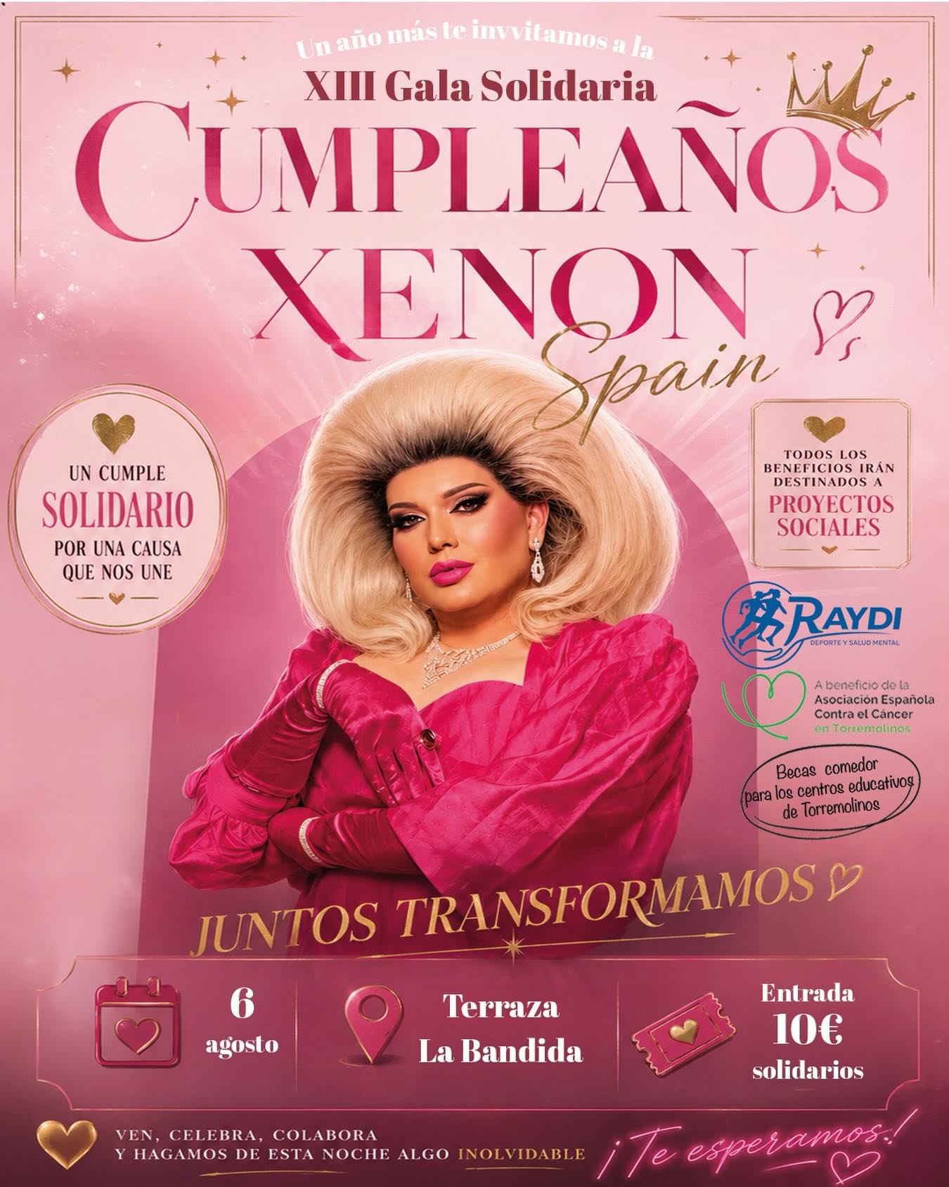 Xenon Spain anuncia la XIII edición de su cumpleaños solidario en Torremolinos