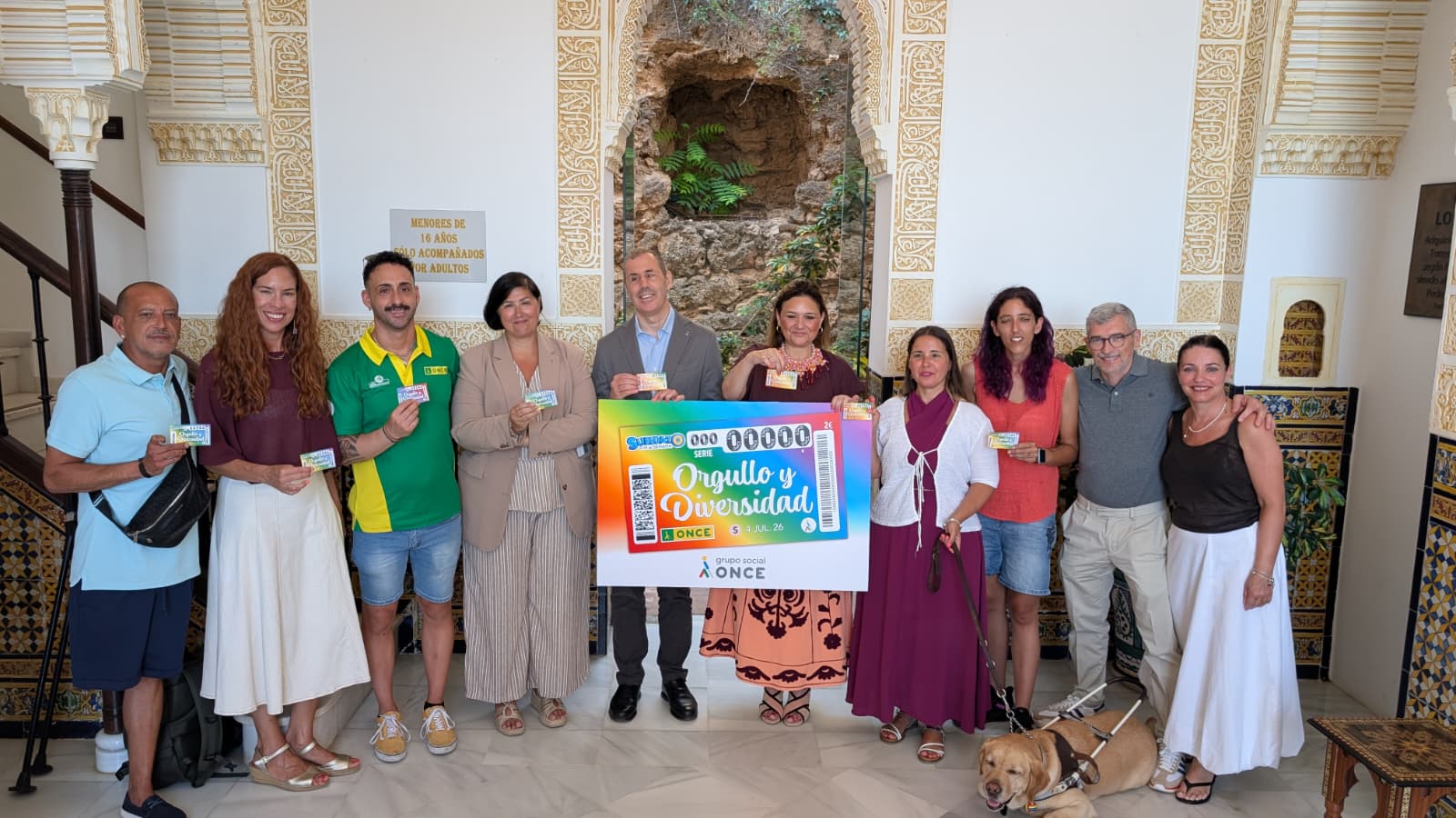 La ONCE dedica 5,5 millones de cupones al Orgullo bajo el lema ‘Orgullo y Diversidad’