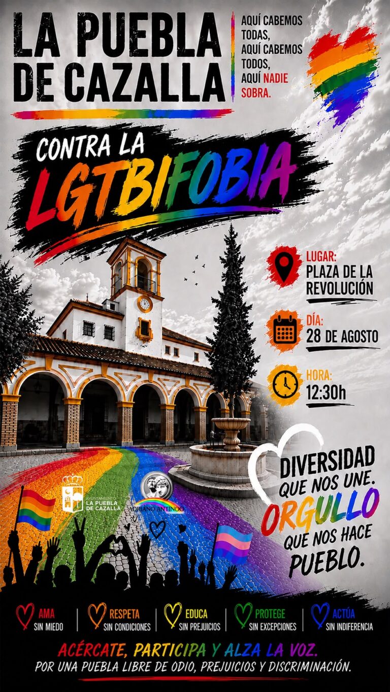 La Puebla de Cazalla alzará la voz contra la LGTBIfobia con un acto ciudadano en memoria de Miguel