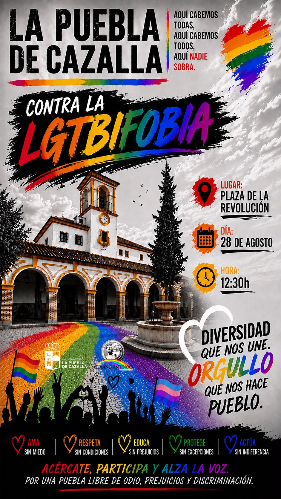 La Puebla de Cazalla alzará la voz contra la LGTBIfobia con un acto ciudadano en memoria de Miguel