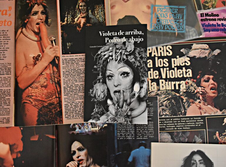 ‘Violeta de arriba, Pedro de abajo’: un libro recupera la vida de Violeta la Burra, icono del transformismo