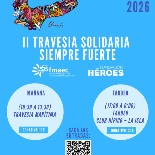 Málaga volverá a remar por Pablo Ráez con la II Travesía Solidaria ‘Siempre Fuerte’