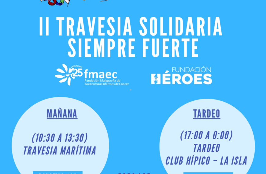 Málaga volverá a remar por Pablo Ráez con la II Travesía Solidaria ‘Siempre Fuerte’